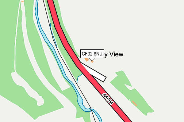 CF32 8NU map - OS OpenMap – Local (Ordnance Survey)