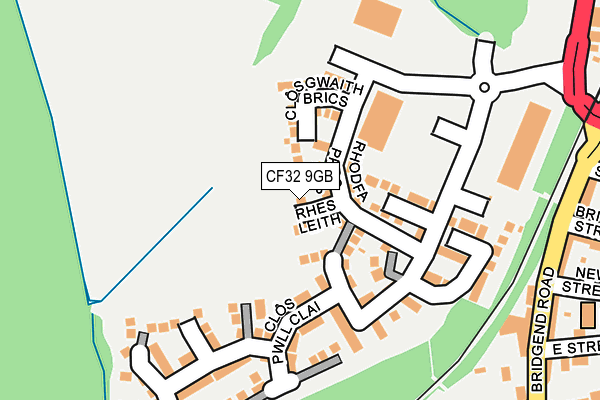 CF32 9GB map - OS OpenMap – Local (Ordnance Survey)
