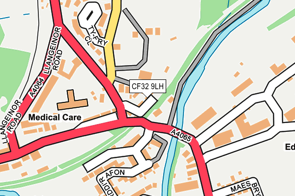 CF32 9LH map - OS OpenMap – Local (Ordnance Survey)
