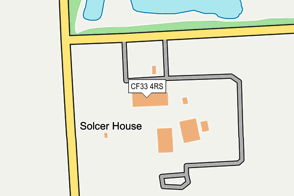CF33 4RS map - OS OpenMap – Local (Ordnance Survey)