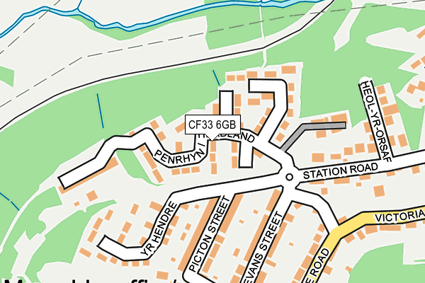 CF33 6GB map - OS OpenMap – Local (Ordnance Survey)