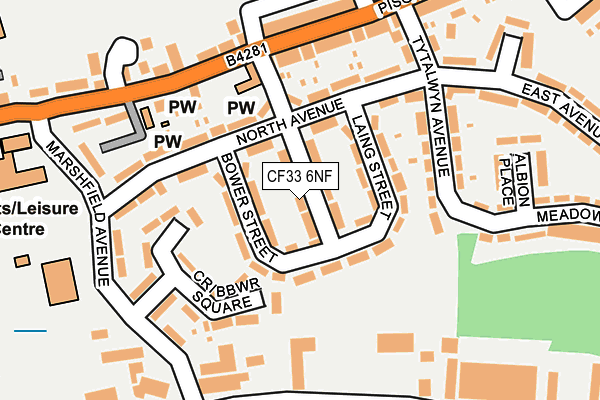 Map of JAEGEL LTD at local scale