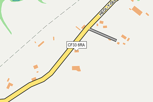CF33 6RA map - OS OpenMap – Local (Ordnance Survey)