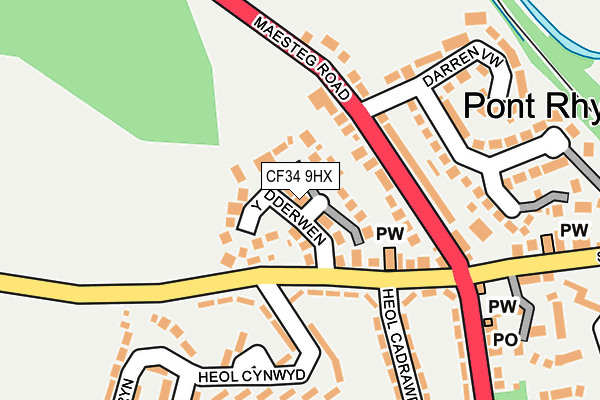 Map of PERRY'S VEHICLE REPAIRS LTD at local scale