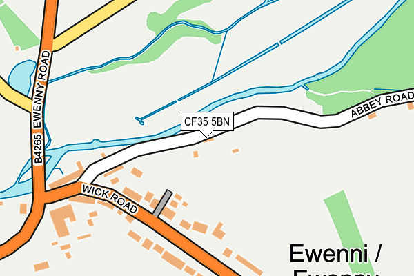 CF35 5BN map - OS OpenMap – Local (Ordnance Survey)