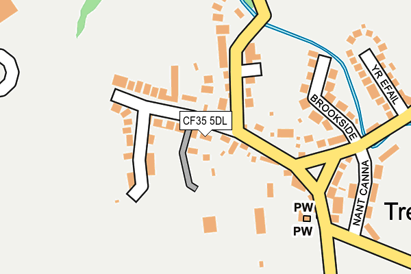 CF35 5DL map - OS OpenMap – Local (Ordnance Survey)