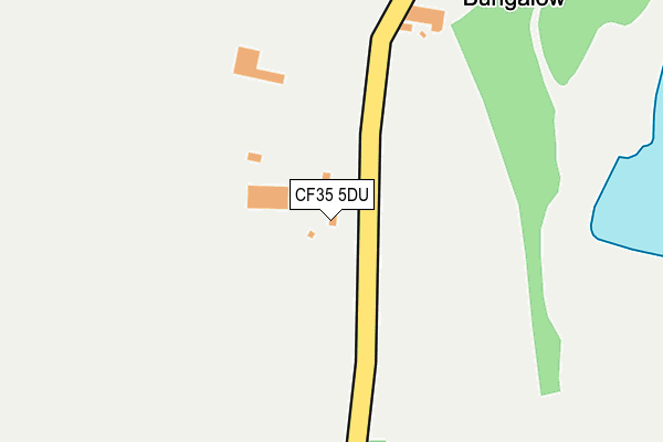 CF35 5DU map - OS OpenMap – Local (Ordnance Survey)