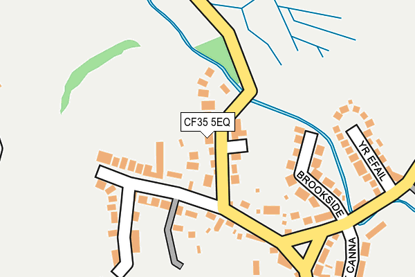 CF35 5EQ map - OS OpenMap – Local (Ordnance Survey)