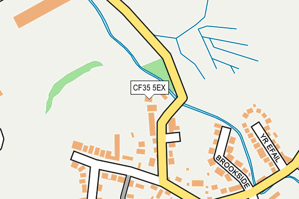 CF35 5EX map - OS OpenMap – Local (Ordnance Survey)
