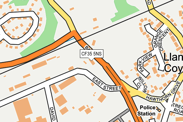 CF35 5NS map - OS OpenMap – Local (Ordnance Survey)