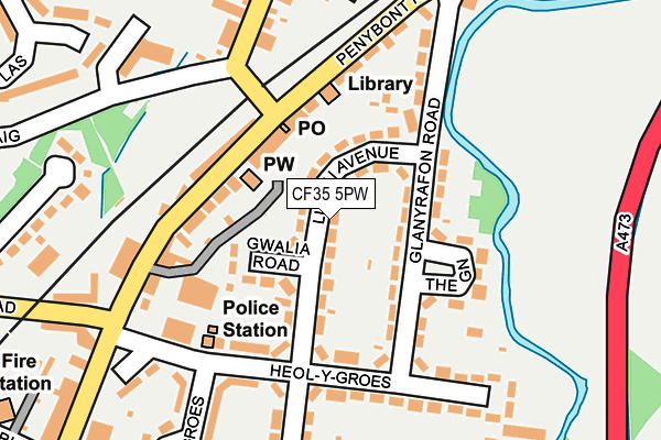 Map of JT'S TRAVEL LTD at local scale