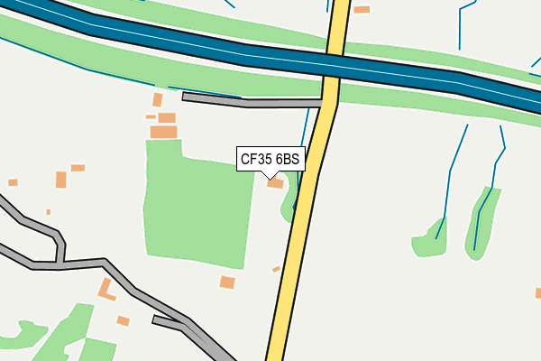 CF35 6BS map - OS OpenMap – Local (Ordnance Survey)