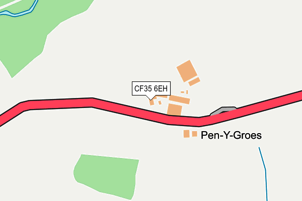 CF35 6EH map - OS OpenMap – Local (Ordnance Survey)