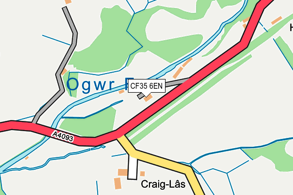 CF35 6EN map - OS OpenMap – Local (Ordnance Survey)