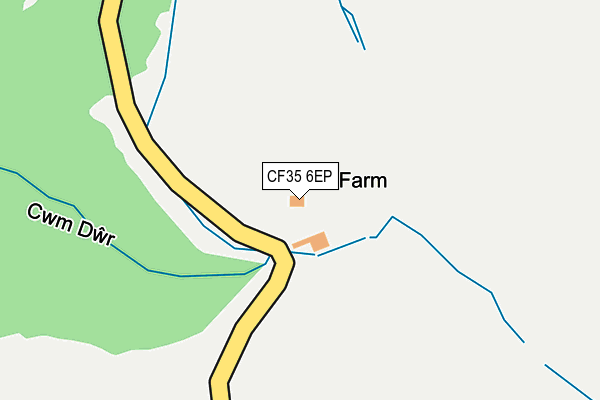 CF35 6EP map - OS OpenMap – Local (Ordnance Survey)