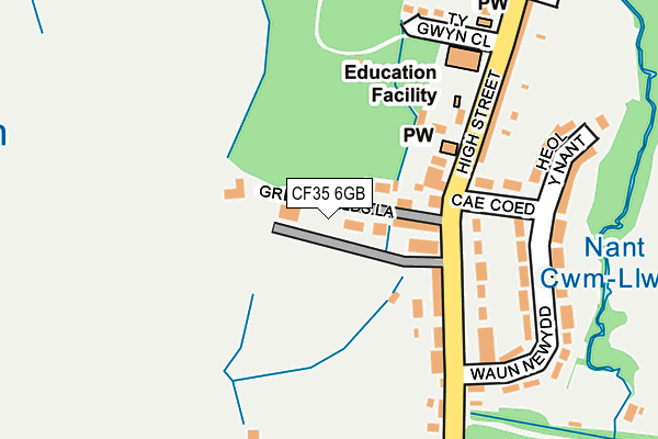 CF35 6GB map - OS OpenMap – Local (Ordnance Survey)