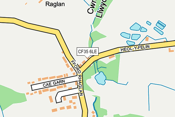 CF35 6LE map - OS OpenMap – Local (Ordnance Survey)