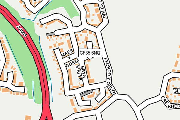 CF35 6NQ map - OS OpenMap – Local (Ordnance Survey)