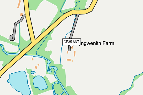 CF35 6NT map - OS OpenMap – Local (Ordnance Survey)