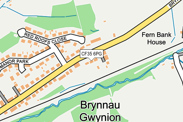 CF35 6PG map - OS OpenMap – Local (Ordnance Survey)