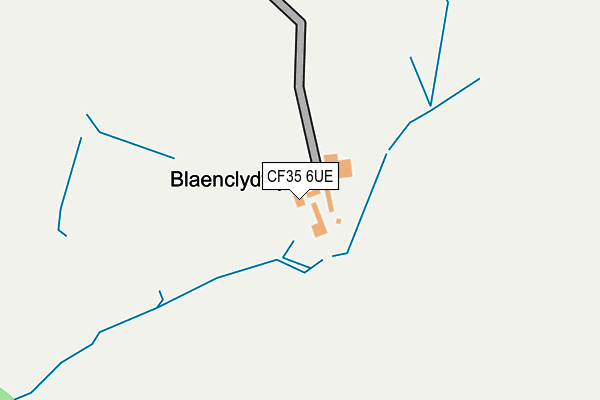 CF35 6UE map - OS OpenMap – Local (Ordnance Survey)