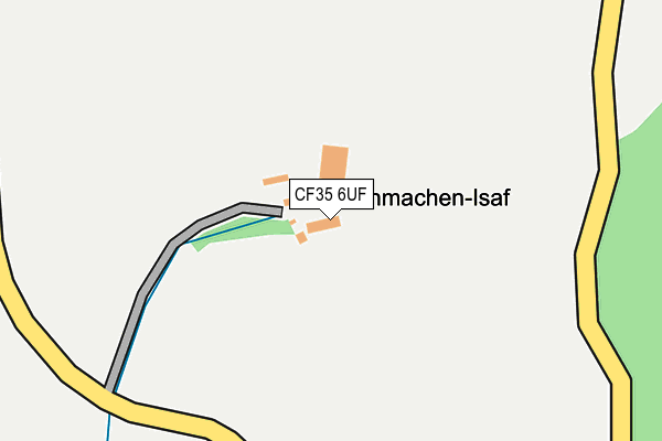 CF35 6UF map - OS OpenMap – Local (Ordnance Survey)