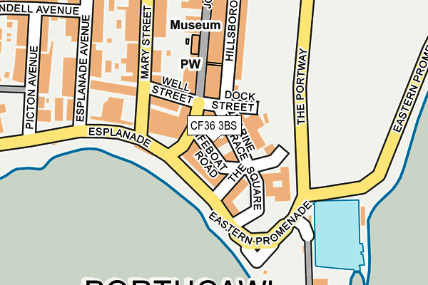 CF36 3BS map - OS OpenMap – Local (Ordnance Survey)