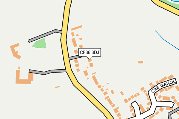 CF36 3DJ map - OS OpenMap – Local (Ordnance Survey)