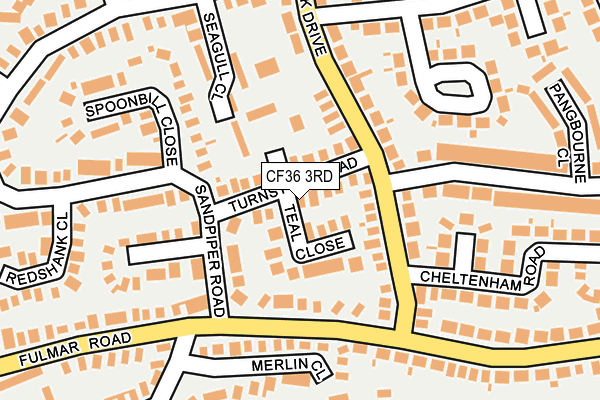 CF36 3RD map - OS OpenMap – Local (Ordnance Survey)