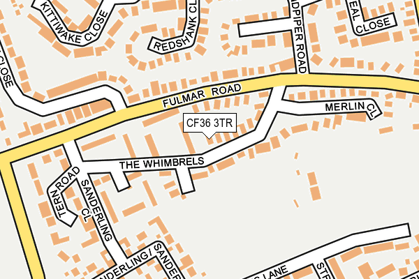 CF36 3TR map - OS OpenMap – Local (Ordnance Survey)