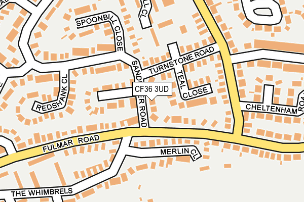 CF36 3UD map - OS OpenMap – Local (Ordnance Survey)