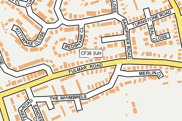 CF36 3UH map - OS OpenMap – Local (Ordnance Survey)