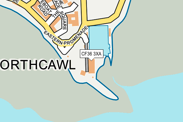 CF36 3XA map - OS OpenMap – Local (Ordnance Survey)