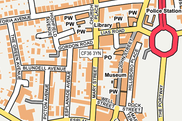Map of SEASIDE PUBLICATIONS LTD at local scale
