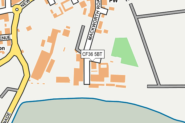 CF36 5BT map - OS OpenMap – Local (Ordnance Survey)