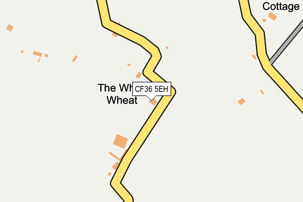 CF36 5EH map - OS OpenMap – Local (Ordnance Survey)