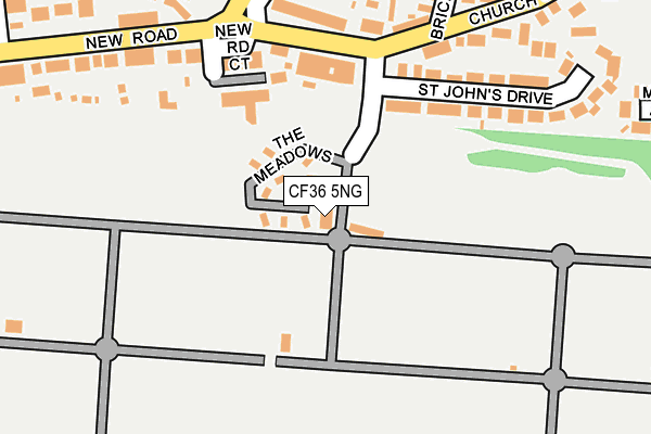 CF36 5NG map - OS OpenMap – Local (Ordnance Survey)