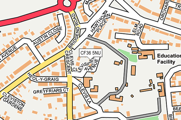 Map of THE JUNIOR ISA LTD at local scale