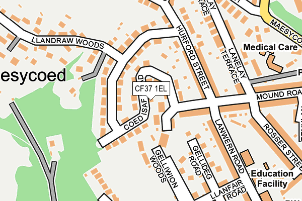 Map of FAW TRADING LTD at local scale