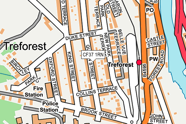 Map of FORTRESS ESTATE AGENCY LIMITED at local scale