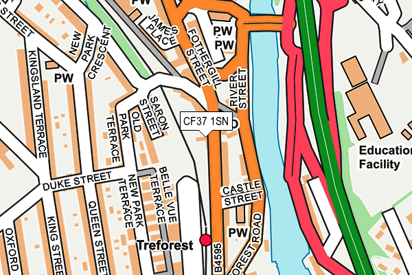 Map of RP CHOICES PROPERTIES LTD at local scale