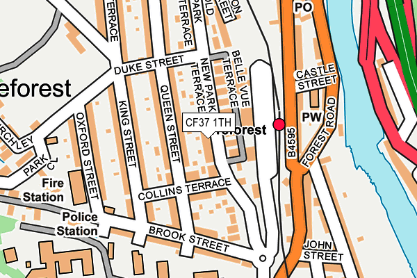 Map of N J PENNY HAULAGE LIMITED at local scale