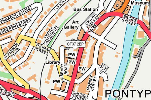 Map of WOODVILLE CONSULTANTS NO 2 LIMITED at local scale