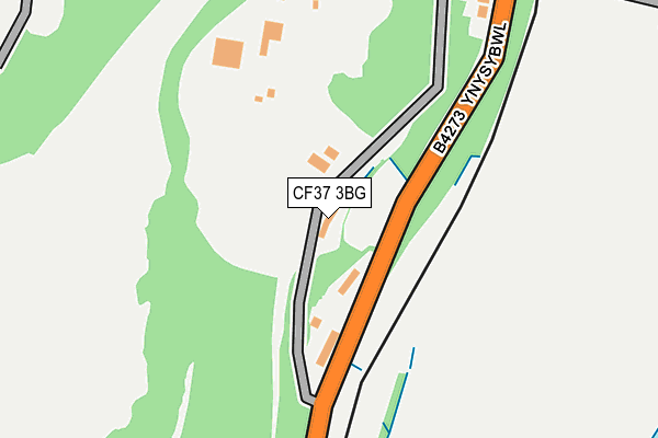 CF37 3BG map - OS OpenMap – Local (Ordnance Survey)