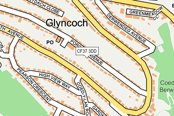 Map of GLYNCOCH PHARMACY LIMITED at local scale