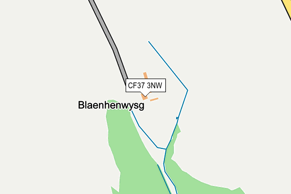 CF37 3NW map - OS OpenMap – Local (Ordnance Survey)