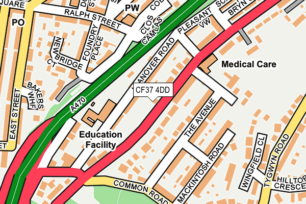 Map of UP AND DOWN APPAREL LTD at local scale