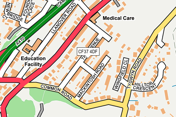 Map of KEITH BUNDY HEATING LIMITED at local scale