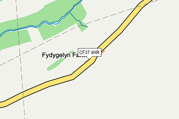 CF37 4HR map - OS OpenMap – Local (Ordnance Survey)