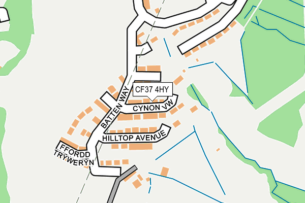 Map of RHIANNON BOWEN LTD at local scale